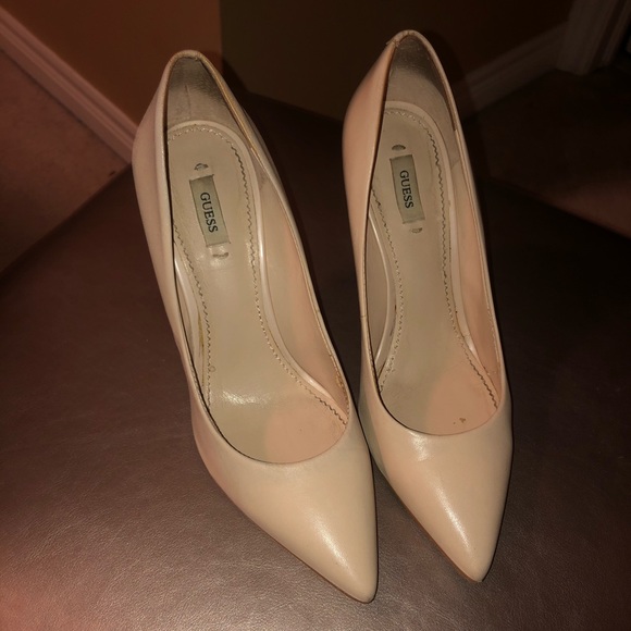 Beige stiletto heels - Picture 2 of 2